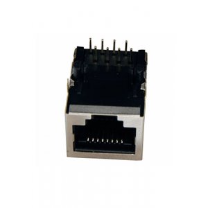 05-1122, розетка 8P8C Jack RJ-45(8P8C) экранированный, категория 5e, на плату