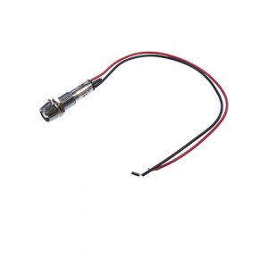 XD8-1W-W 220V, лампа индикаторная 8мм 220VAC белая на провод