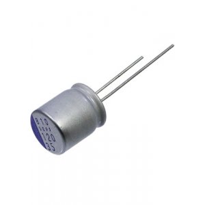 35SEPF120M, полимерный конденсатор 120мкФ, 35В, радиальн выв