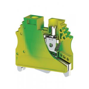 AVK10TK (земля), 334470 Клеммник на DIN-рейку 10 мм.кв.