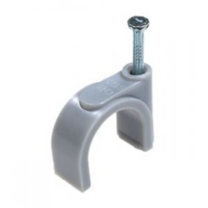 NC-7.5N, скоба  с гвоздем  для кабеля 20мм