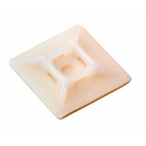 Площадка под винт самоклеящаяся 28 х 28 мм, белая (упак. 100 шт)  REXANT