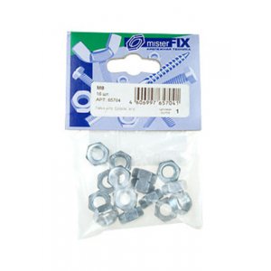 65704, гайка ш/гр DIN 934 M 8 (16шт.)