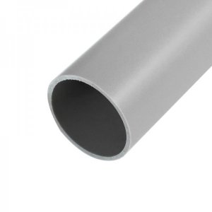 Труба гладкая жесткая ПВХ ø 40 мм, 3-метровая серая (60 м/уп.) REXANT