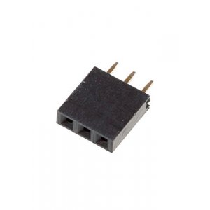 DS1023-1x3S21, гнездо на плату шаг 2.54мм 1x3 прямое (PBS-3, PBS-03)