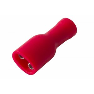 КЛЕММА ПЛОСКАЯ полностью изолированная гнездо - 5 мм 0.5-1.5мм² (РППи-м 1.5-(4.8) / FDFD1.25-187(8))  REXANT