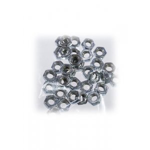 Гайка шестигранная М4 DIN 934, сталь 1017, покрытие цинк, 35 шт.