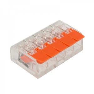 Универсальная компактная клемма, 5-проводная до 4,0 мм² (40 шт/уп)  REXANT