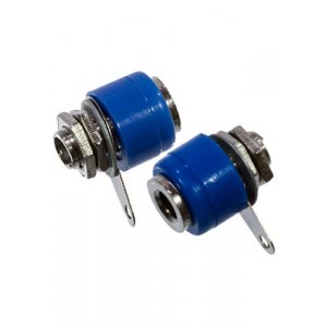 BP-313BLUE, гнездо на панель синее