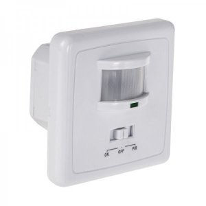 Датчик движения встраиваемый ДДВ 01, 160°,300-1200Вт,10-2000Лк, 9 м,10-420 сек REXANT