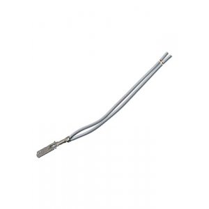 8004СБ2, Клемма "папа" серия 6,3мм., в сборе с 2-мя проводами 0,75мм2