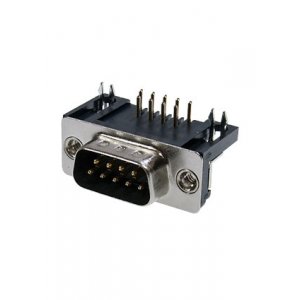 DRB-9MB, вилка D-SUB 9 pin на плату угл. 9.4мм (L-KLS1-515-09-M-B-WS)