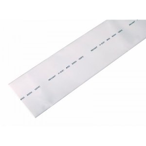 Термоусадка  50,0 / 25,0 мм, белая (упак. 10 шт. по 1 м)  REXANT