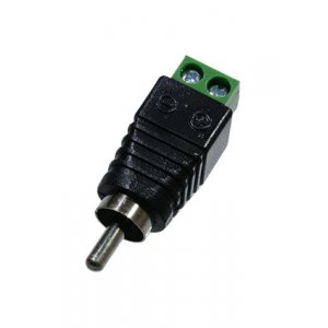 14-0413, разъем штекер RCA с клеммной колодкой