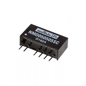 NMD050505SC, DC/DC преобразователь на плату 1Вт 5 to 5 & 5В SIP
