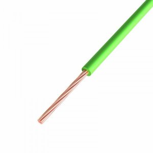 Провод ПГВА / ПВАМ 1х1.00 мм² (бухта 200 м), Cu, зелёный REXANT