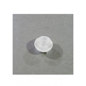 S01.01.02.061_SG-D23.22-1-25, линза одиночная 23.22мм, 25 градусов, для 3535, PMMA, полупрозрачная,