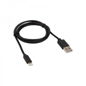 USB кабель для iPhone 5/6/7 моделей шнур 1М черный REXANT