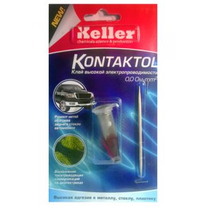 Контактол-авто, клей токопроводный на серебре, 2г