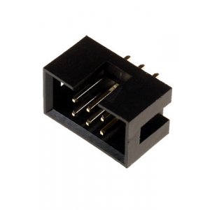 BH-06(IDC-06MS), вилка на плату шаг 2.54мм прямая