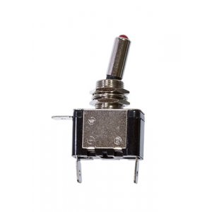 ASW-07DR, тумблер с led подсветкой красной 12В 20А