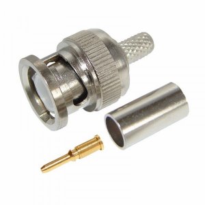 РАЗЪЁМ  штекер  BNC  RG-6  обжим  (FD-3048, 01-001С)  REXANT