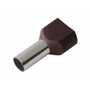 НАКОНЕЧНИК ШТЫРЕВОЙ ВТУЛОЧНЫЙ изолированный   F-14мм 2х10мм² (НШВи(2) 10-14 / НГи2 10-14 / TE-10-14) красный  REXANT