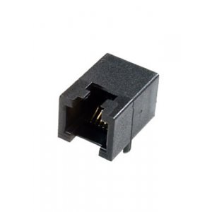 TJ4A-6P6C, розетка телеф. на плату тип 4A