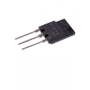 2SD1878, TO3PF, Биполярный транзистор, NPN, 1500 В, 5 А, 60 Вт