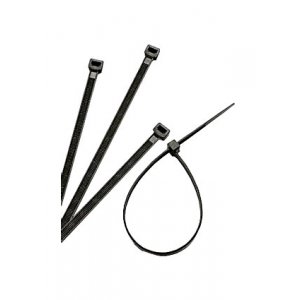 FS140BW-C, кабельный хомут стяжка черная 140мм х 3,6мм