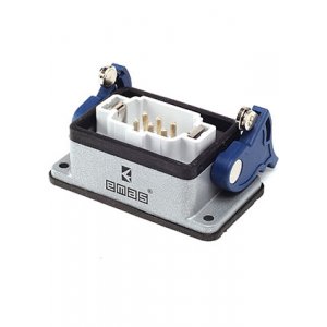 EBM06FM42, Вилка, 2-фиксатора, для панели 6 полюсов, 16А