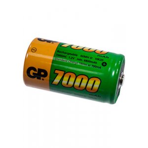 GP700DHC-U, аккумулятор 1.2В   7000мАч (2 шт) типоразмер   D (R20, LR20, ER34615)