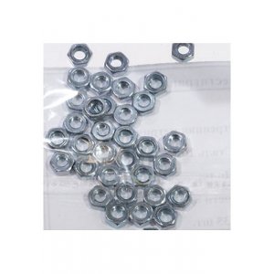 Гайка шестигранная М3 DIN 934,, сталь 1017, покрытие цинк, 35 шт.