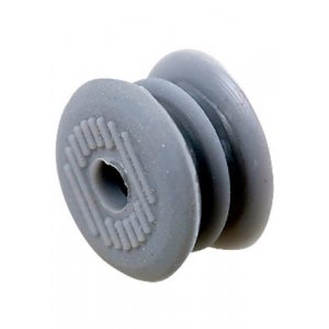 TE-178 017 СЕРЫЙ, TE-178 017, Фиксатор для провода, dвнеш.=1.20мм, dвнут.=0.80мм, серый