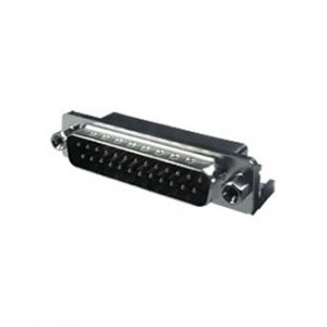 DRB-25MA, вилка D-SUB 25 pin на плату угловая 7.2мм