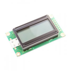 WH-0802A-YGH-CT, ЖК-индикатор 8х2 англ./рус (аналог  DV-08020S2FBLY-H/R)