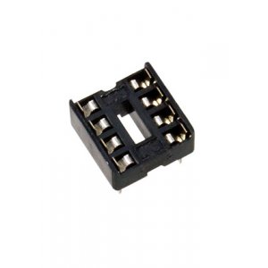 SCS-8, панелька для микросхем DIP 8 контактов (DS1009-08)