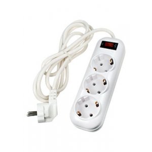 У1-3В-2.0, Удлинитель0  16А 3500Вт ПВС3х1,0  2,0м