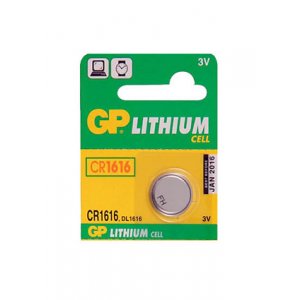 CR1616, батарейка 3В, дисковая литий, 1 шт.
