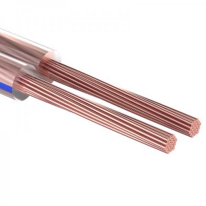 Кабель акустический REXANT 2х1,00 мм², прозрачный BLUELINE, мини-бухта 5 м