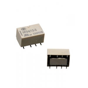 HFD4/12-SR, Реле 2FormC 12В 2А 30В 10*6.5*5.4мм (=IM06GR)