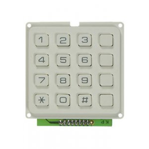 TF-0286W-1, 4x4/60x57 Телефонная клавиатура