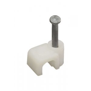 45112-05, скоба-держатель полипропилен. д/кабеля плоского 5мм (50шт.)