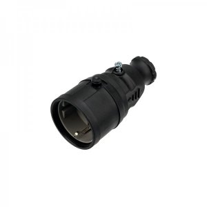 Розетка переносная влагозащищенная, с/з, 16 А, IP20/44 каучук REXANT