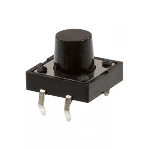 1210-12129.00, Кнопка тактовая, 12х12мм, h=9мм