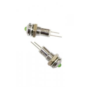 L-KLS9-IL-M6-02B-G, Светодиод с держателем зеленый D=7.8мм h=3.5мм M6