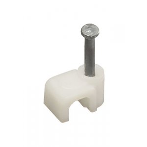 4510-04, скоба-держатель полипропилен. д/кабеля круглого 4мм (100шт.)