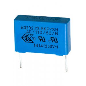 B32023A3104M189, Y2 пленочный конденсатор 0.1uF x 250Vdc