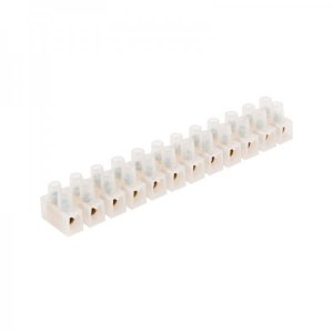 Клеммная колодка винтовая KВ-25 (10-25 мм²), ток 60A, пoлиэтилен белый (ЗВИ)  REXANT
