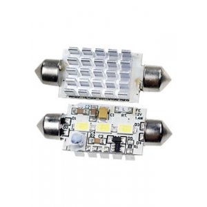 ARL-F42-3M WHITE, Автолампа белая LED(10-30V, 3 Led 5630)